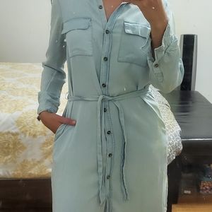 Zara denim dress
